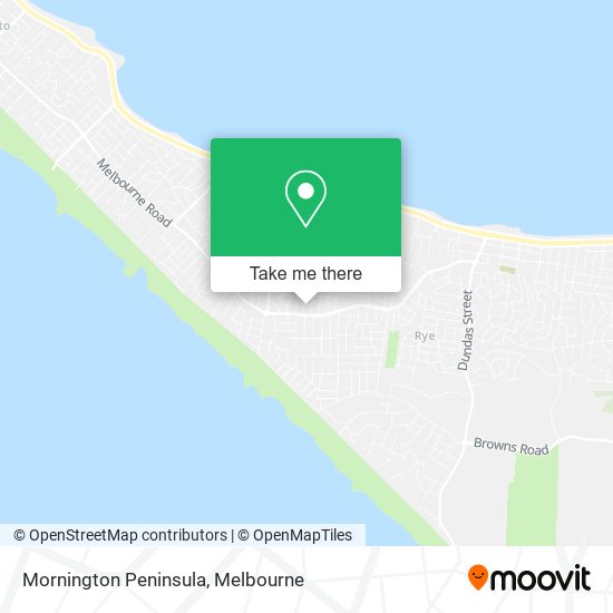 Mornington Peninsula map