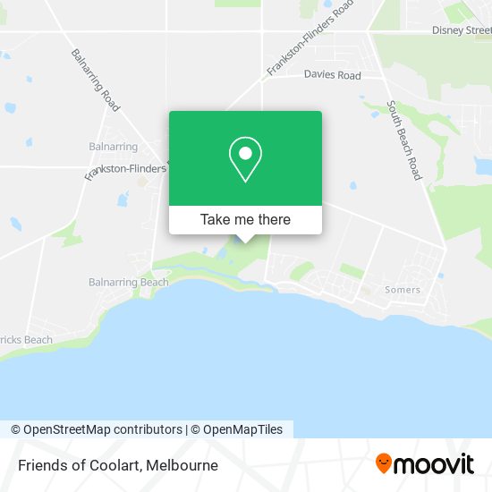 Friends of Coolart map