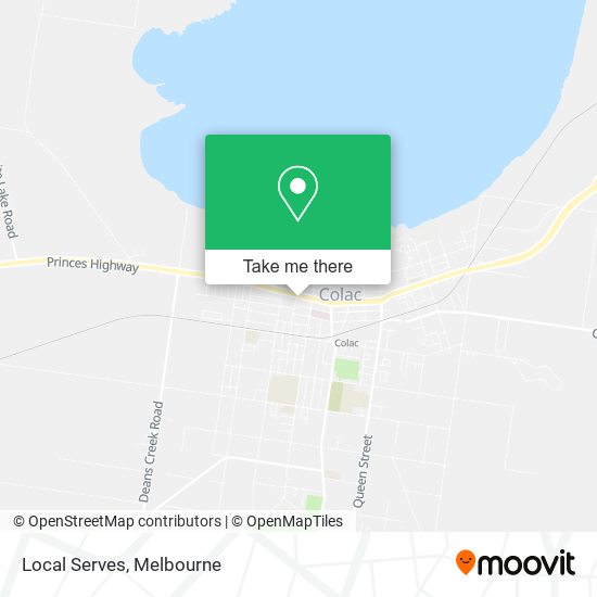 Local Serves map