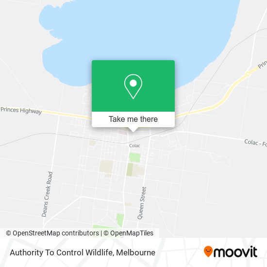 Authority To Control Wildlife map