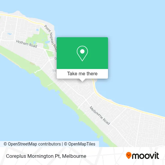 Mapa Coreplus Mornington Pt
