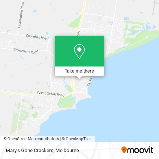 Mary's Gone Crackers map
