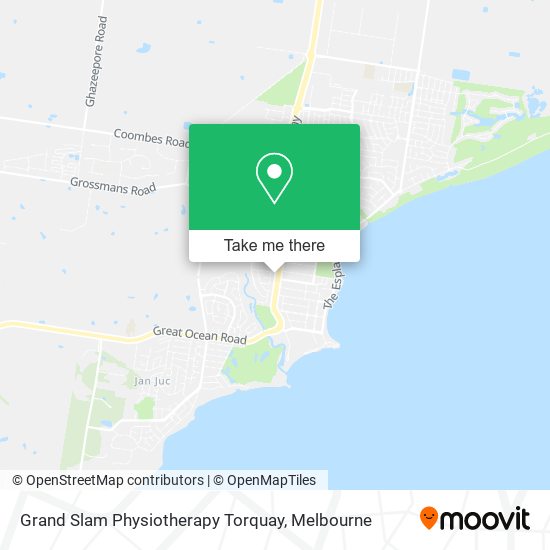 Grand Slam Physiotherapy Torquay map