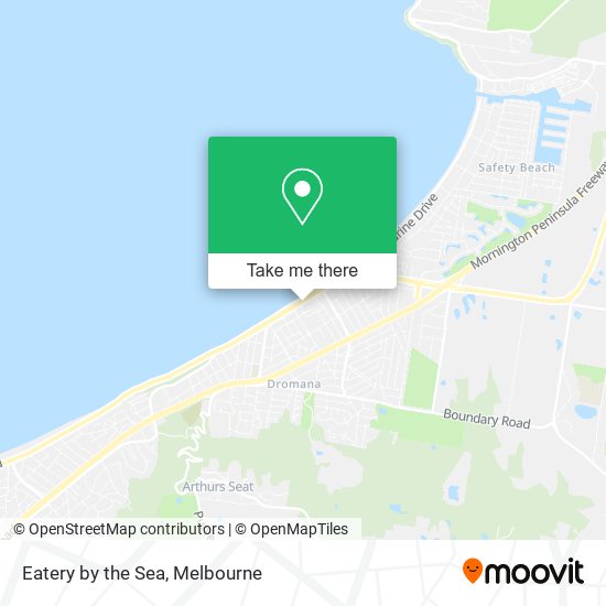 Eatery by the Sea map