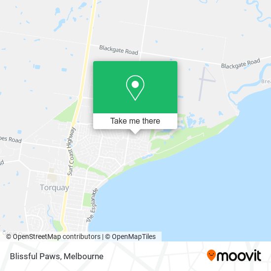 Blissful Paws map