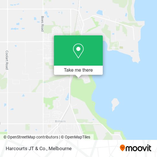 Harcourts JT & Co. map