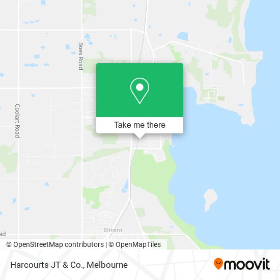 Harcourts JT & Co. map