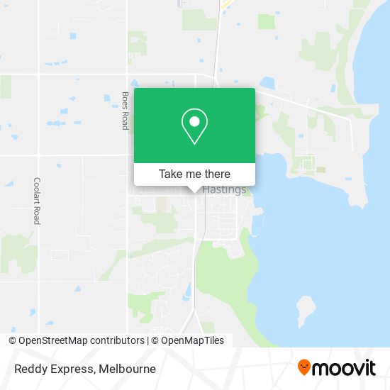 Reddy Express map