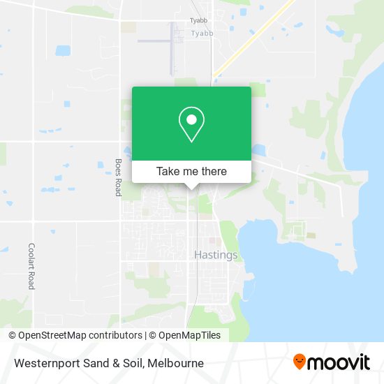 Westernport Sand & Soil map