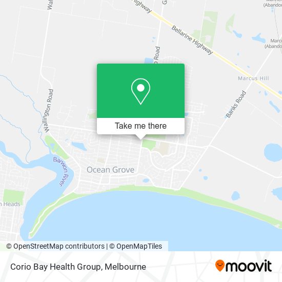 Corio Bay Health Group map