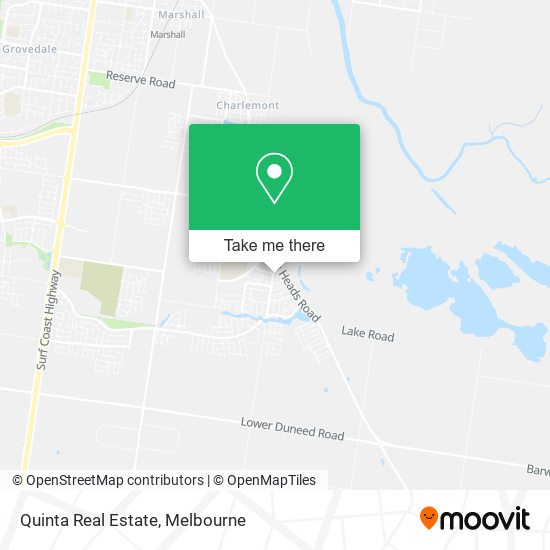 Quinta Real Estate map