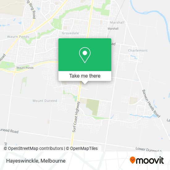 Hayeswinckle map
