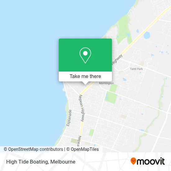 Mapa High Tide Boating