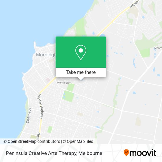 Peninsula Creative Arts Therapy map