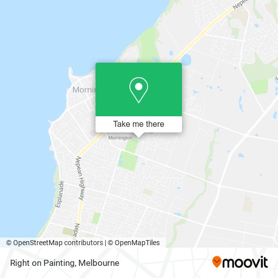 Right on Painting map