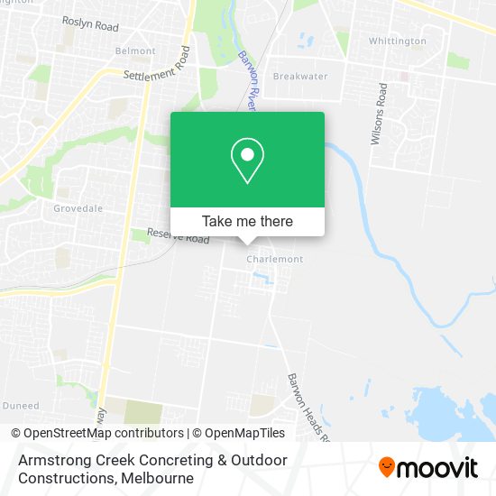 Armstrong Creek Concreting & Outdoor Constructions map