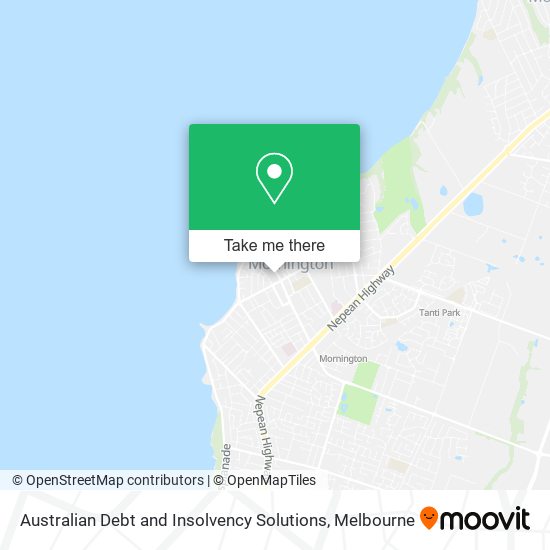 Australian Debt and Insolvency Solutions map