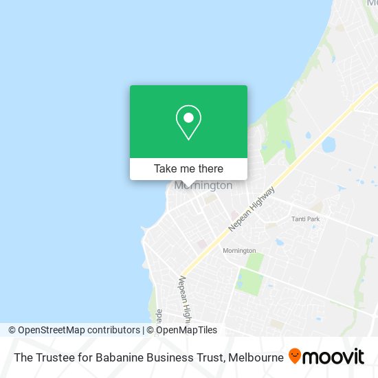 The Trustee for Babanine Business Trust map