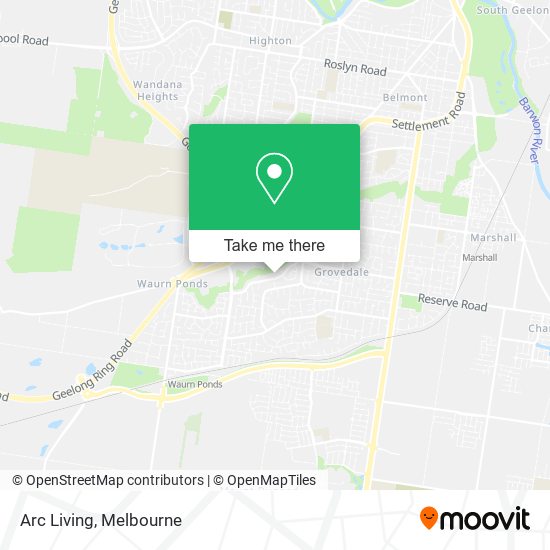 Arc Living map