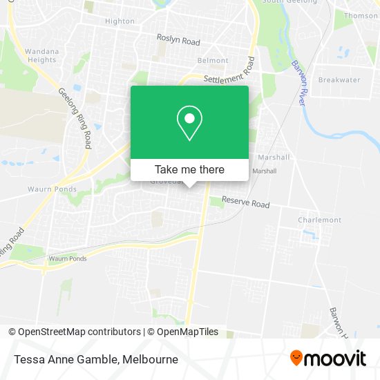 Tessa Anne Gamble map