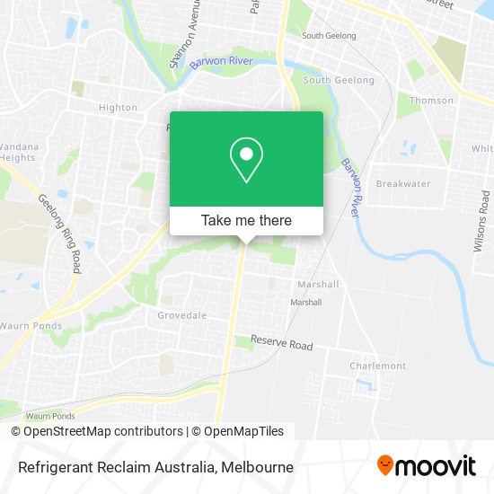 Refrigerant Reclaim Australia map