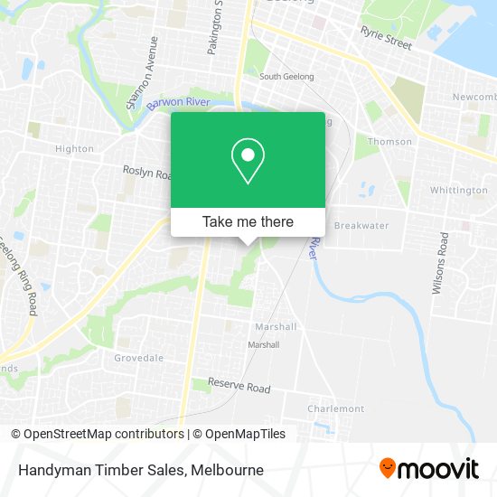Handyman Timber Sales map