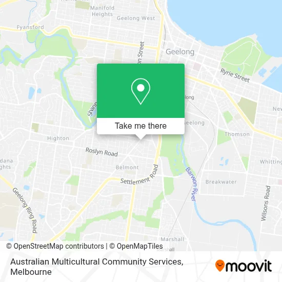 Mapa Australian Multicultural Community Services