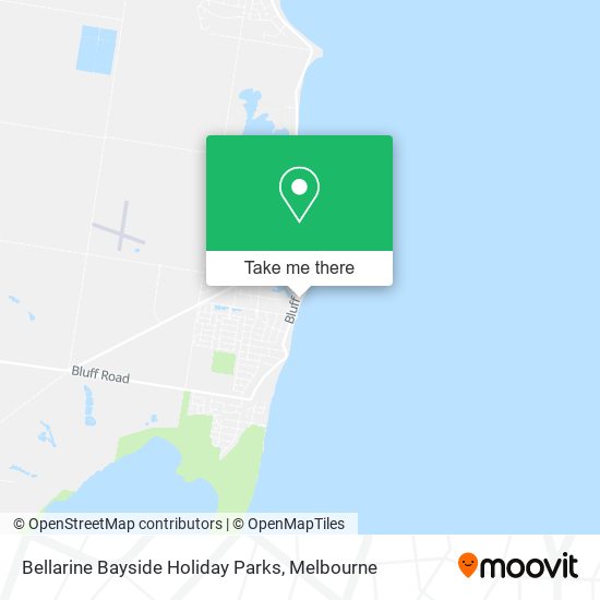 Bellarine Bayside Holiday Parks map