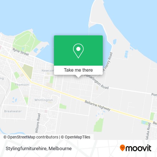 Stylingfurniturehire map