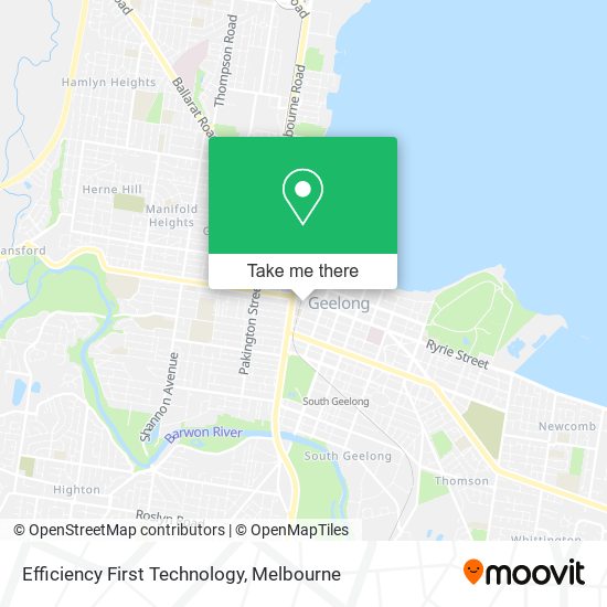 Efficiency First Technology map