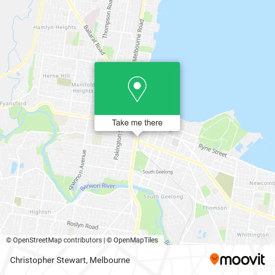 Christopher Stewart map