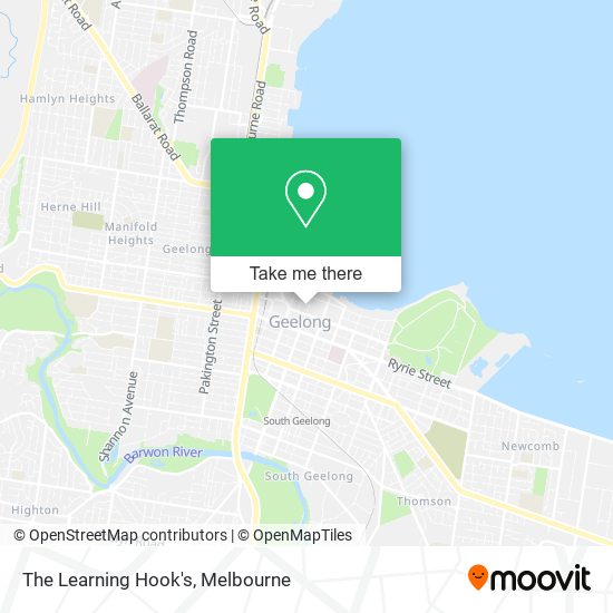 Mapa The Learning Hook's