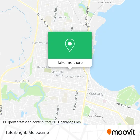 Mapa Tutorbright