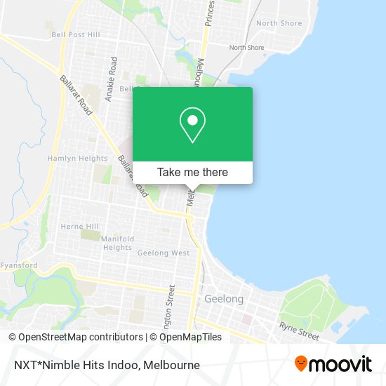 NXT*Nimble Hits Indoo map