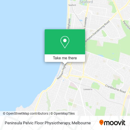 Peninsula Pelvic Floor Physiotherapy map