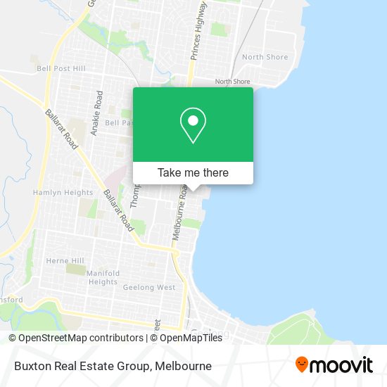 Buxton Real Estate Group map