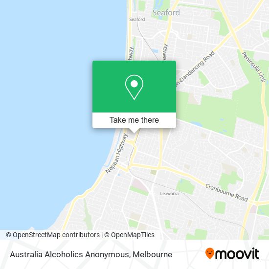 Mapa Australia Alcoholics Anonymous