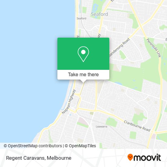 Regent Caravans map