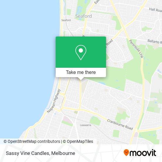 Sassy Vine Candles map