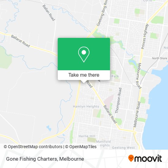 Gone Fishing Charters map