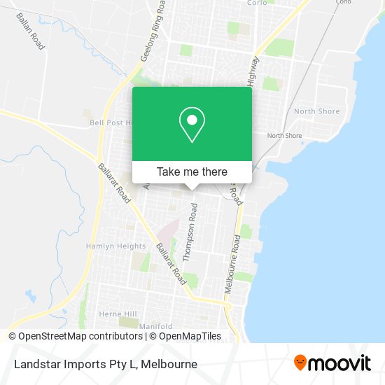 Landstar Imports Pty L map