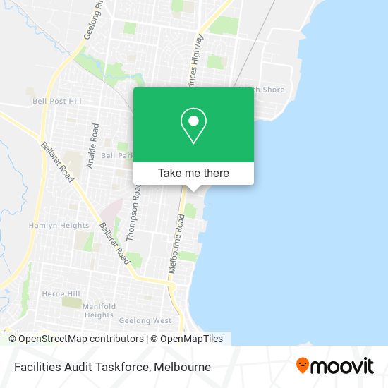 Facilities Audit Taskforce map