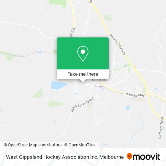 West Gippsland Hockey Association Inc map