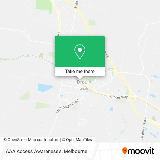 AAA Access Awareness's map