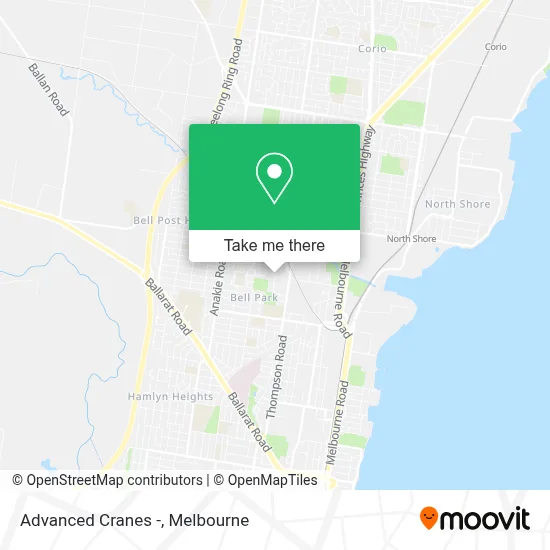 Mapa Advanced Cranes -