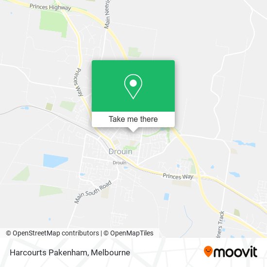 Harcourts Pakenham map