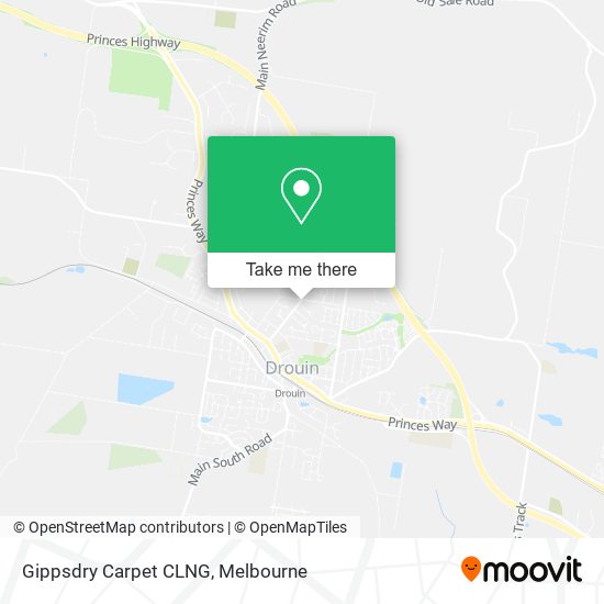 Gippsdry Carpet CLNG map