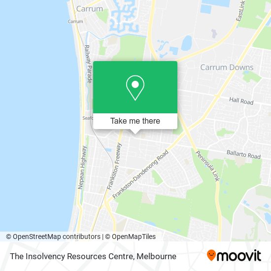 The Insolvency Resources Centre map