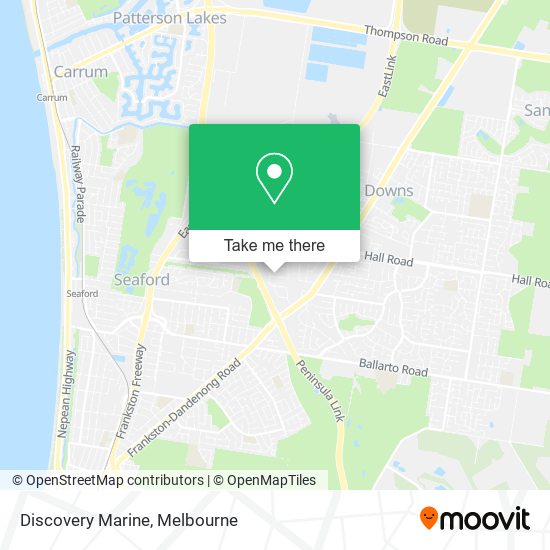 Discovery Marine map