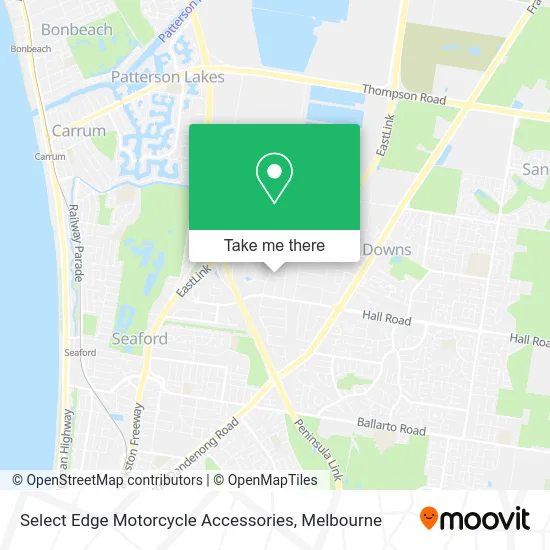 Select Edge Motorcycle Accessories map